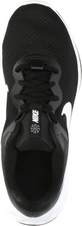 Nike Revolution 6 hardloopschoenen zwart wit grijs