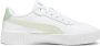 Puma Carina 2.0 sneakers wit lichtgroen Imitatieleer Effen 35.5 - Thumbnail 3
