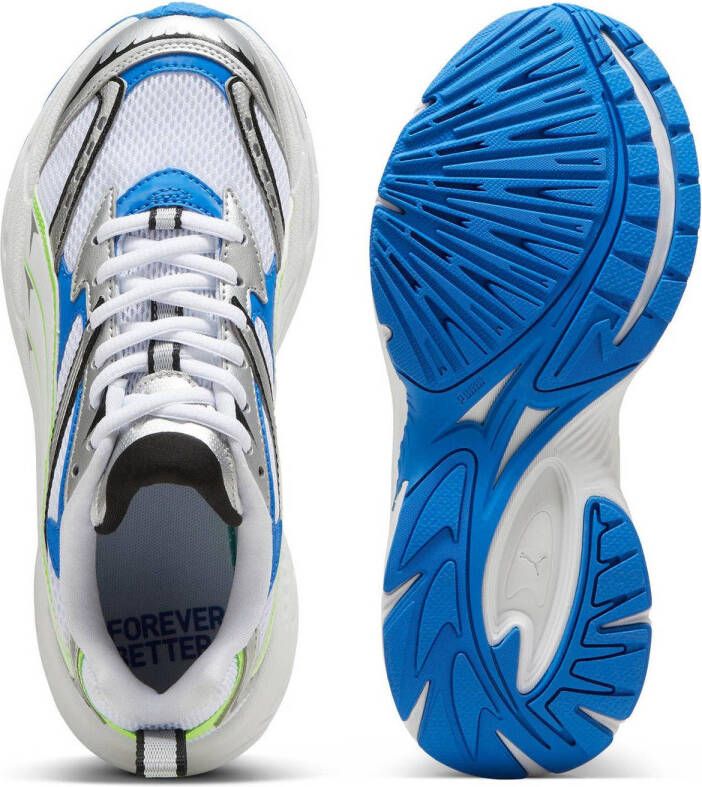 Puma Morphic sneakers wit blauw groen