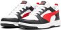 Puma Rebound V6 Lo sneakers wit rood zwart Imitatieleer 32 - Thumbnail 7