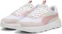 PUMA Runtamed Platform Dames Sneakers Feather Gray-Future Pink- White-Frosty Pink-Warm White - Thumbnail 1