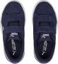 Puma Smash 3.0 SD V sneakers donkerblauw wit Suede Logo 22 - Thumbnail 5