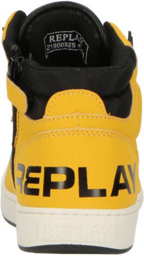 REPLAY Cobra sneakers geel zwart