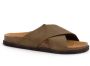 Scholl F31199 1076 Leon suede Slippers - Thumbnail 3