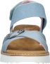 Skechers Miss Desert Kiss sandalen blauw Meisjes Textiel Effen 30 - Thumbnail 3