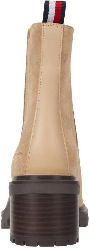 Tommy Hilfiger suede chelsea boots beige