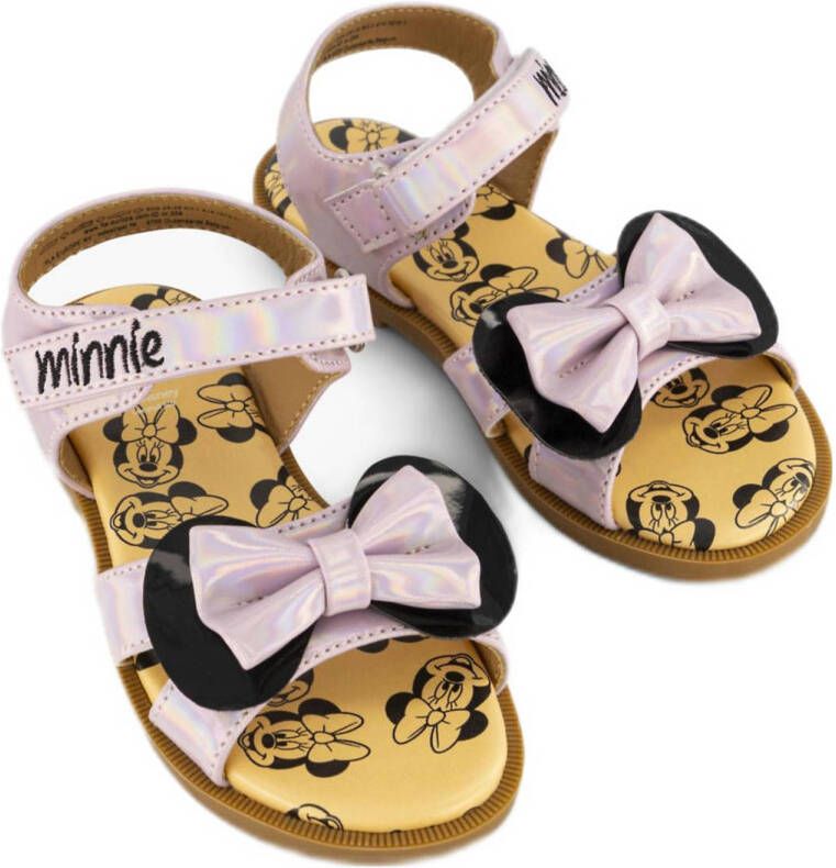 vanHaren Minnie Mouse sandalen lila