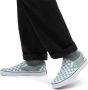 VANS Classic Slip-On Color Theory Checkerboard instappers lichtgroen wit - Thumbnail 2