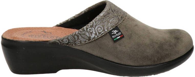 Fly Flot pantoffels taupe