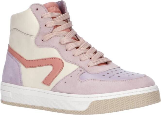 Hip H1301 Roze Meisjes Leer Meerkleurig 32 Sneakers