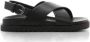 Mango Kids sandalen zwart Meisjes Imitatieleer 21(12 8cm) - Thumbnail 1
