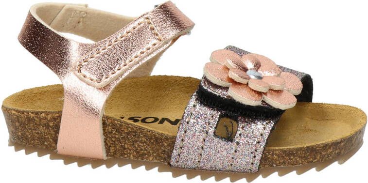 Nelson Kids sandalen rosé goud metallic Meisjes Imitatieleer Meerkleurig 26