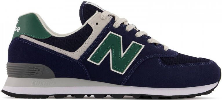 New Balance 574 sneakers donkerblauw groen wit