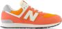 New Balance 574 V1 sneakers oranje wit grijs Suede Meerkleurig 40 - Thumbnail 1