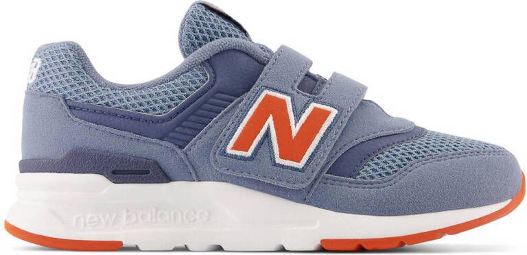 New Balance 997 sneakers grijs blauw oranje