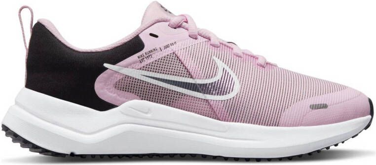 Nike Downshifter 12 Next Nature sneakers roze wit zwart