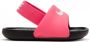 Nike Kawa Slipper voor baby's peuters Digital Pink Black White - Thumbnail 1