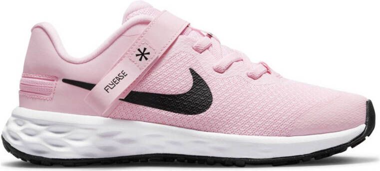 Nike Revolution 6 FlyEase sneakers roze zwart