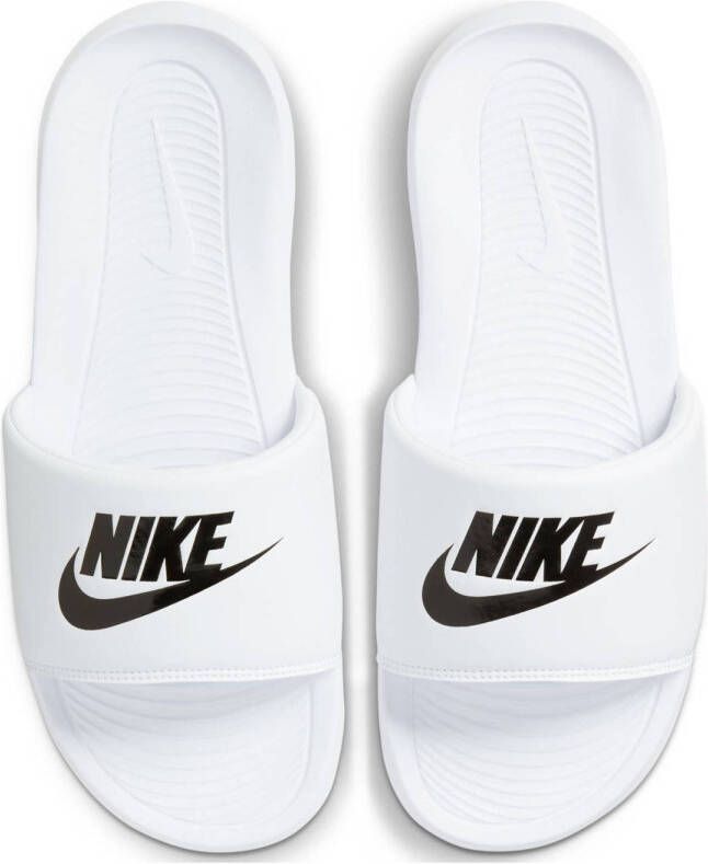 Nike Victori One Slide Sandalen Schoenen white black white maat: 47.5 beschikbare maaten:40 41 44 45 46 47.5