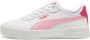 Puma Carina 2.0 sneakers wit roze Meisjes Imitatieleer Effen 35.5 - Thumbnail 1