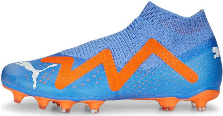 Puma Future Match LL voetbalschoenen blauw oranje