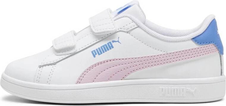 Puma Smash 3.0 sneakers wit lila blauw Imitatieleer Meerkleurig 35