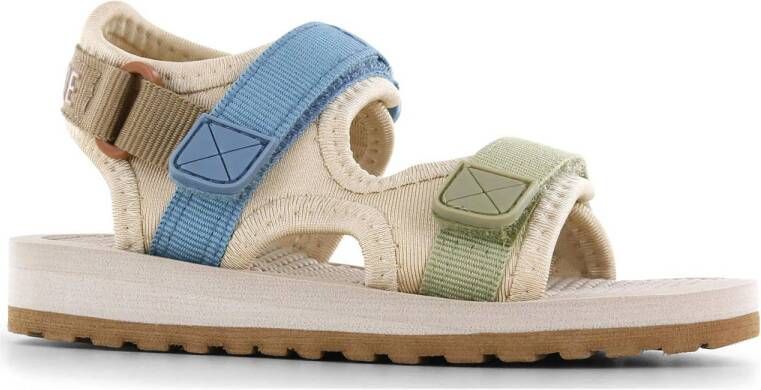 Shoesme sandalen beige blauw groen Jongens Textiel Meerkleurig 25