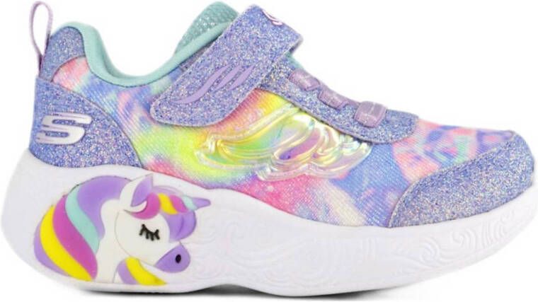 Skechers sneakers met lichtjes lila