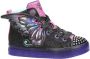 Skechers Twinkle Toes Twi-Lites 2.0 sneakers met lichtjes zwart paars Meisjes Textiel 27 - Thumbnail 1