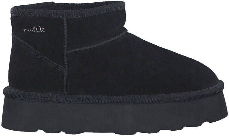 S.Oliver Zwarte Gesloten Booties Enkellaarzen Vrouwen Black Dames