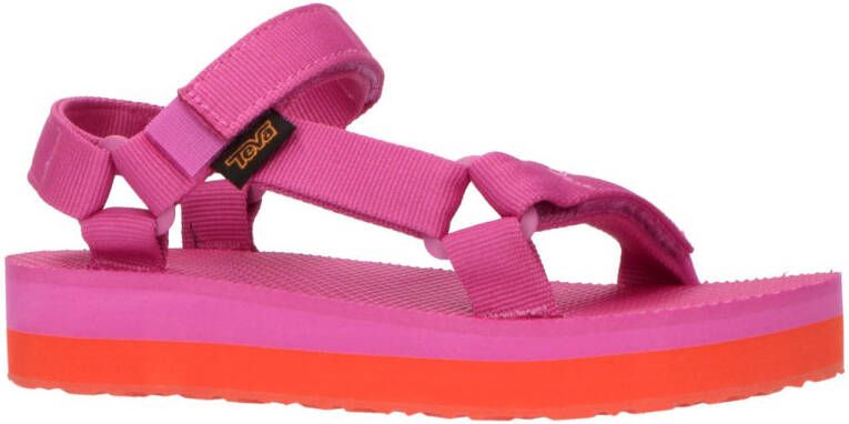 Teva sandalen roze Meisjes Textiel Meerkleurig 29 30