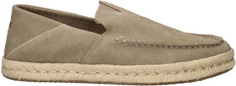Toms Alonso suède instappers taupe