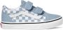 Vans Old Skool Color Theory Checkerboard sneakers lichtblauw wit Textiel 31 - Thumbnail 1