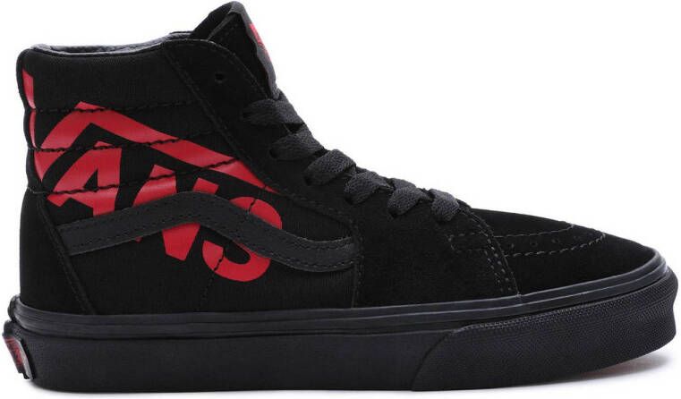Vans SK8-Hi sneakers zwart rood Suede Meerkleurig 29