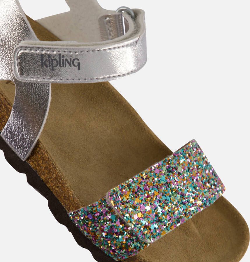 Kipling Marjorie 3 sandalen met glitters zilver Meisjes Imitatieleer 33 - Foto 4
