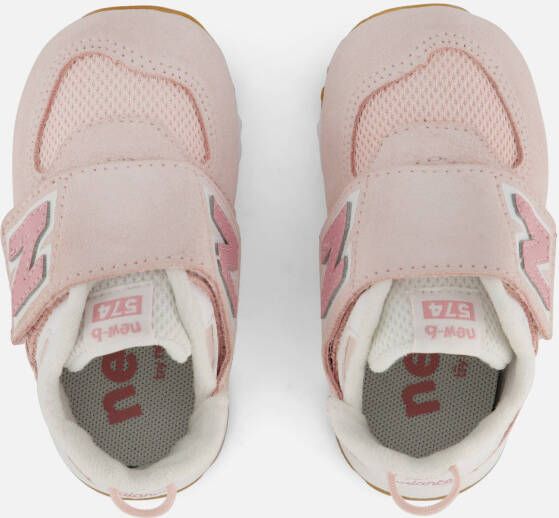 New Balance 574 Sneakers roze Leer