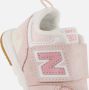New Balance 574 sneakers roze wit Jongens Meisjes Suede Meerkleurig 21 5 - Thumbnail 11