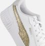 PUMA Carina 2.0 Metallic Shine Dames Sneakers White- Gold- Silver - Thumbnail 8