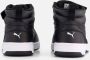 Puma Rebound V6 Mid sneaker zwart Jongens Meisjes Imitatieleer 29 Sneakers - Thumbnail 5