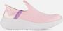 Skechers Slip On Ultra Flex Sneakers roze Textiel Dames - Thumbnail 5