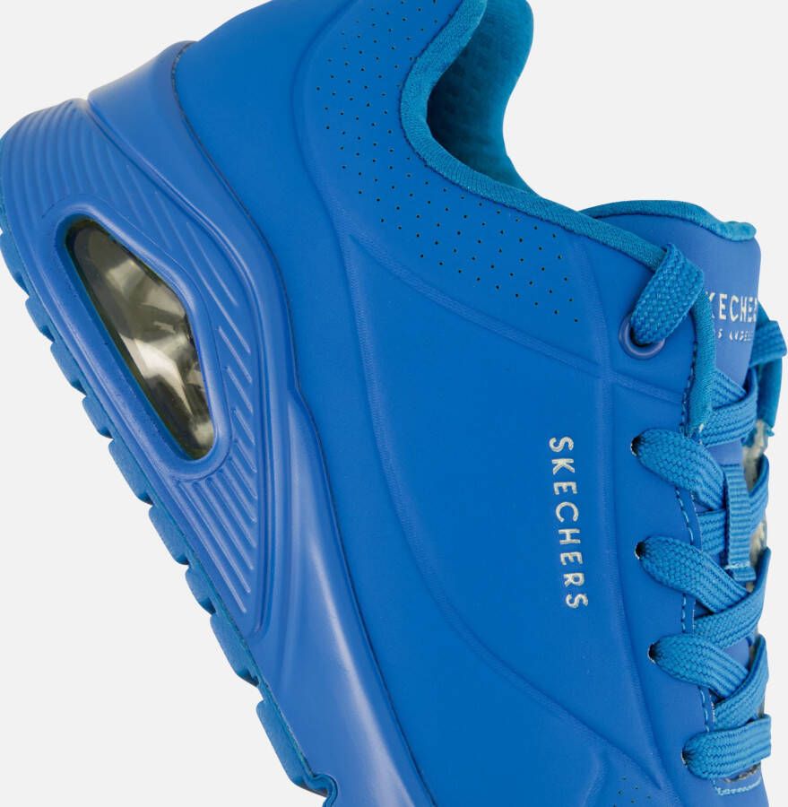 Skechers Uno Night Sneakers blauw Synthetisch