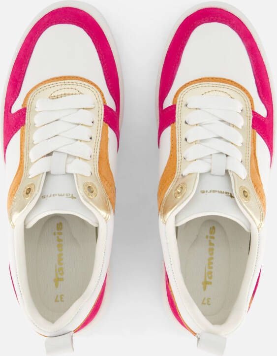 tamaris Sneakers roze Imitatieleer