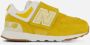 New Balance 574 sneakers geel wit Suede Meerkleurig 21.5 - Thumbnail 2