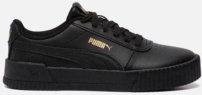 PUMA Carina L Dames Sneakers Black- Black- Team Gold