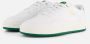 Puma Klassieke Court Sneaker met Groene en Gouden Accenten White Heren - Thumbnail 2