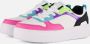 Skechers Court High Classic Crush Unisex Sneakers Wit Zwart Multicolour - Thumbnail 2