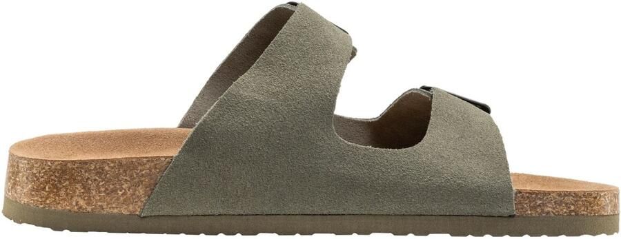 19V69 ITALIA Muiltjes 'Sassaulo Suede' groen - Foto 3