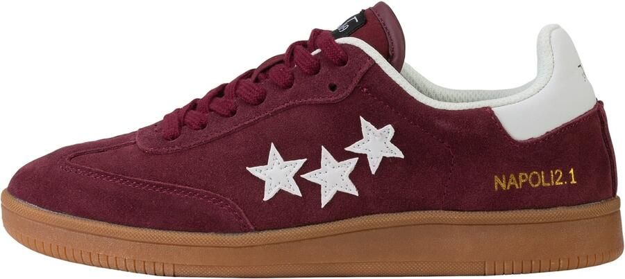 19V69 ITALIA Sneakers laag 'Napoli 2.1' bordeaux wit