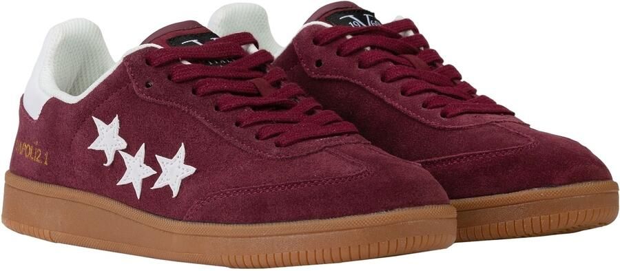 19V69 ITALIA Sneakers laag 'Napoli 2.1' bordeaux wit - Foto 4