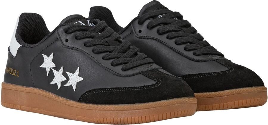19V69 ITALIA Sneakers laag 'Napoli 2.1' zwart wit - Foto 3